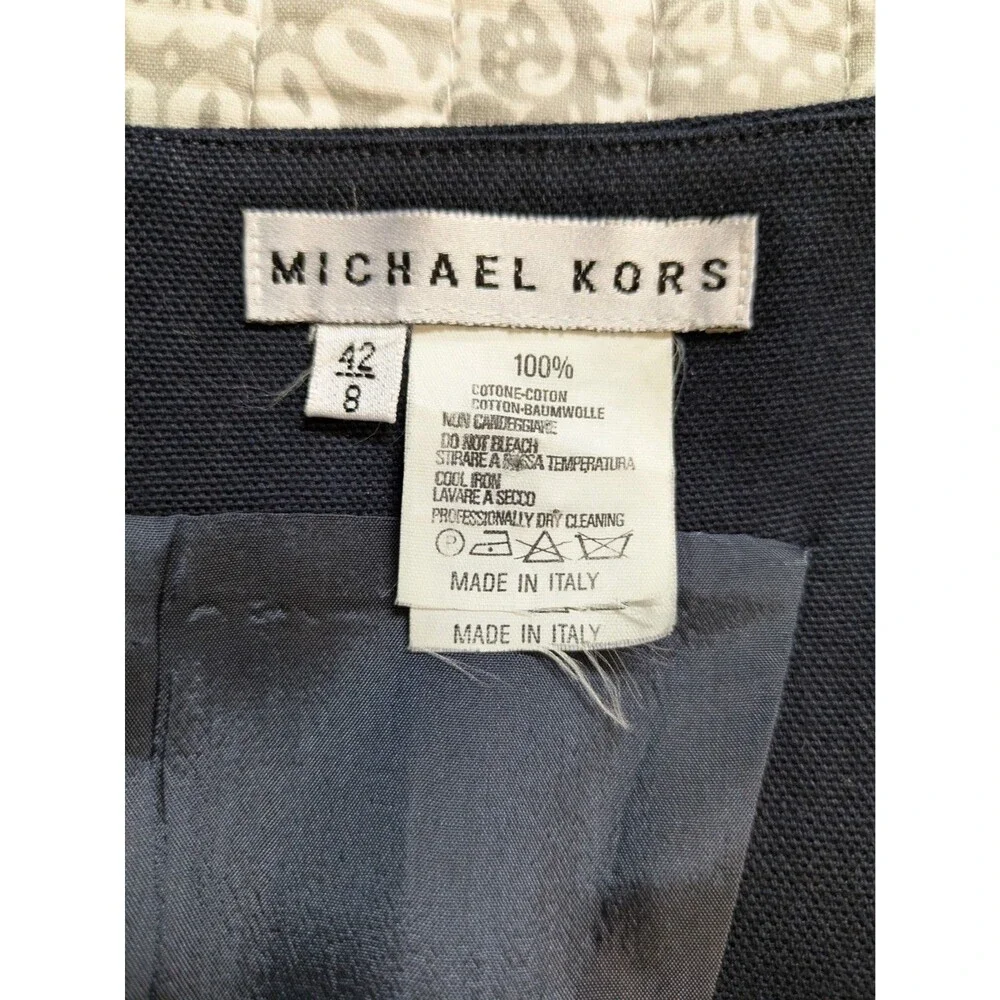 Michael Kors Collection Premium Blue Vintage Dress Size 8